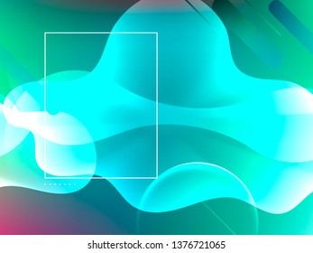 abstract background. Stylish wavy banner design