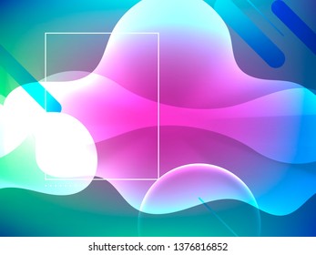 abstract background. Stylish wavy banner design