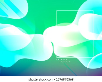 abstract background. Stylish wavy banner design