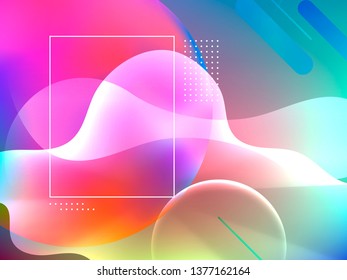 abstract background. Stylish wavy banner design