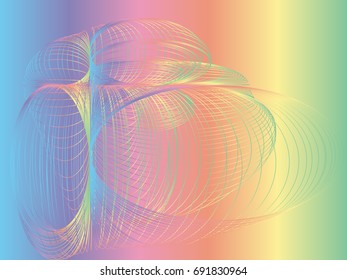 Abstract background of stylized lines 