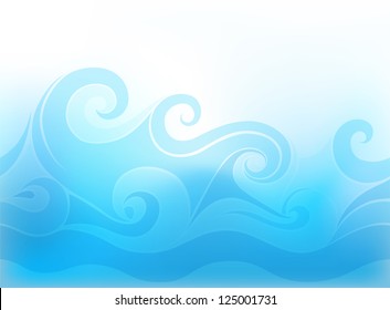 abstract background with stylized wave