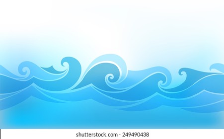 abstract background with stylized wave