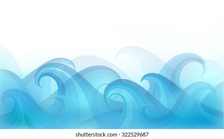 abstract background with stylized waves