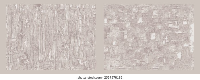 Abstract background with subtle beige and cream tones, showcasing delicate vertical patterns and textured layers, creating a serene composition inspired by calm minimalism and balance