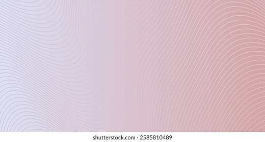 Abstract background with subtle, wavy lines. The color palette shifts gently from a light blue to a soft coral, creating a calming effect.