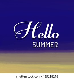 Abstract background with summer