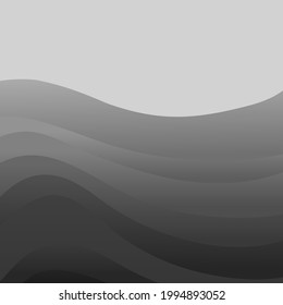 Resumen del fondo del verano en blanco y negro, curva, gradación 060