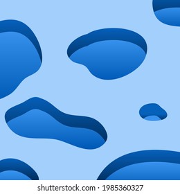 Abstrakter Hintergrund des Sommers in Blau, Kurve, Gradation 039
