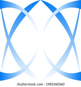 Arrière-plan abstrait de l'été en bleu, courbe, gradation 033