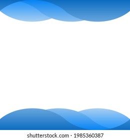 Abstract background of summer in blue, curve, gradation 007