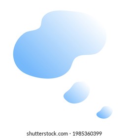 Abstract background of summer in blue, curve, gradation 011