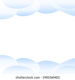 Abstract background of summer in blue, curve, gradation 014