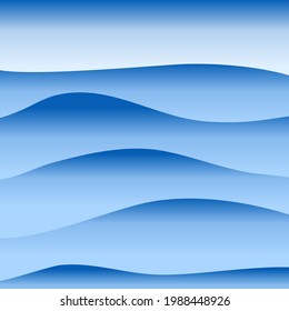 Abstract background of summer in blue, curve, gradation 080