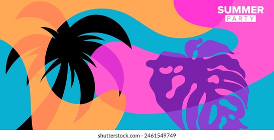 abstract background for summer collection design