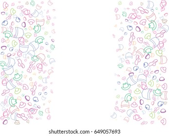 Abstract background for summer hats. Colored Vector illustration. Can be used to sell hats