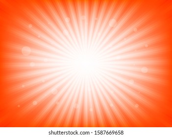 Abstract background summer holiday rays beam on light space and bright color, vector illustration