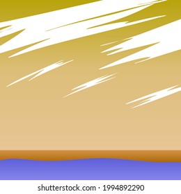 Abstract background of summer in orange, curve, gradation 088