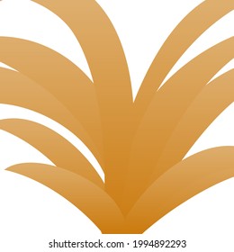 Abstract background of summer in orange, curve, gradation 087