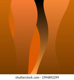 Abstract background of summer in orange, curve, gradation 085