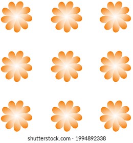 Abstract background of summer in orange, curve, gradation 071