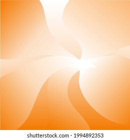 Resumen del fondo del verano en naranja, curva, gradación 069