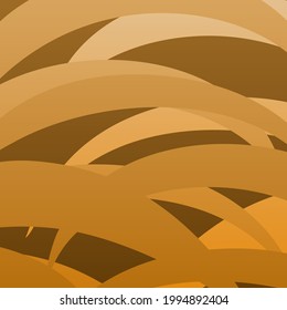 Abstract background of summer in orange, curve, gradation 052