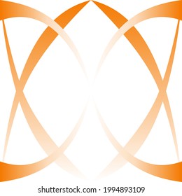 Arrière-plan abstrait de l'été en orange, courbe, gradation 033