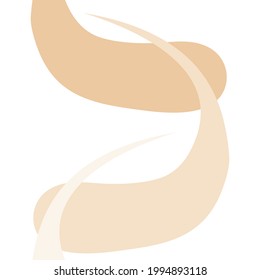 Abstract background of summer in orange, curve, gradation 028