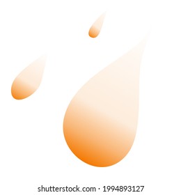 Abstract background of summer in orange, curve, gradation 024