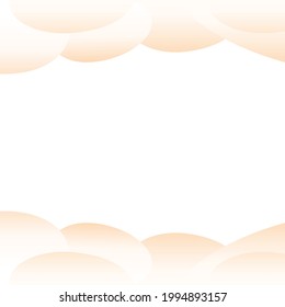 Resumen del fondo del verano en naranja, curva, gradación 014