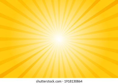 Abstract background with sun ray. Summer vector illustration for design