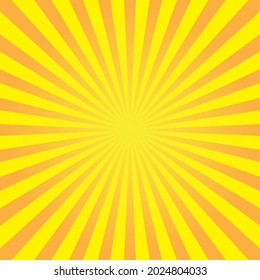 Abstract background with sun ray. Summer vector illustration for design