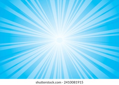 Abstract background with sun ray. Summer vector illustration for design