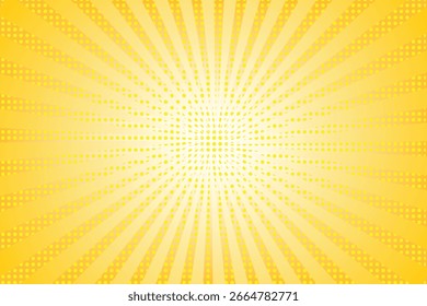 Abstract background with sun ray. Summer vector illustration for design