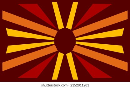 abstract background with sun rays pattern