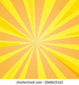 Abstract background with sun rays. Vector illustration