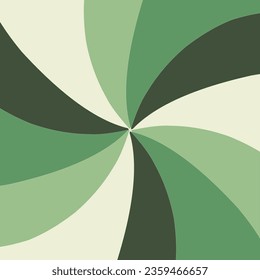 Abstract background of sunburst groovy Wavy spiral line design in 1970s Hippie Retro style. Vector pattern ready to use for cloth, textile, wrap and more