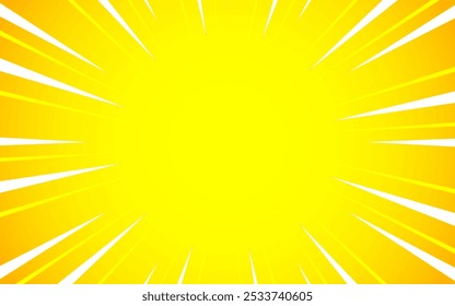 Fondo abstracto con estallido de sol y semitono.
