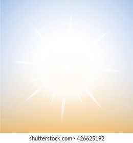 Abstract background of sunlight vector illustration EPS 10