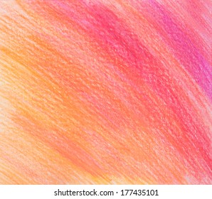 Abstract background (sunrise) - vectorized pencil drawing