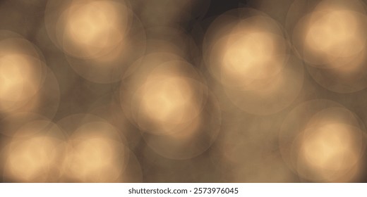 Abstract background of sunset colored bokeh at the shore. vektor