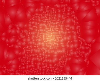 Abstract background with surface curved like a lot of bubbles.  Bumpy texture. Vector clip art.