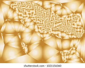Abstract background with surface curved like a lot of bubbles.  Bumpy texture. Vector clip art.