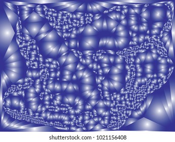 Abstract background with surface curved like a lot of bubbles.  Bumpy texture. Vector clip art.