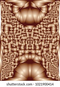Abstract background with surface curved like a lot of bubbles. Bumpy texture. Vector clip art.