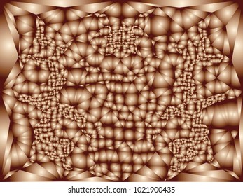 Abstract background with surface curved like a lot of bubbles. Bumpy texture. Vector clip art.