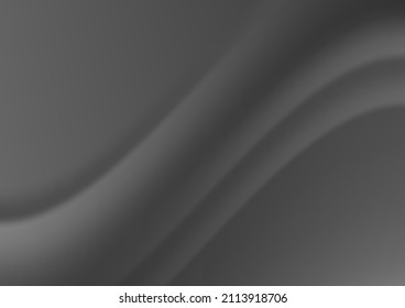 abstract background surface grey curve for backdrop vector illustration