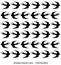 abstract background with swallow pattern