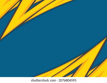 Abstract background with Sweden flag color theme and some copy space area